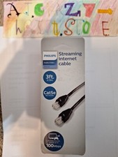 Philips 3ft Streaming Internet Cable Cat5e - 100MB/Sec