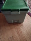 Vintage 1970s Coleman Cooler Metal Folding Handle Green Excellent Condition — photo 3