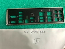 ASUS IO SHIELD FOR ASUS WS Z390 PRO , WS Z390-PRO , ORIGINAL ,NEW SEALED