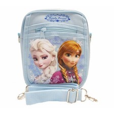 Large Disney Frozen Elsa Anna Light Blue Shoulder Purse Bag/Messenger Bag-New