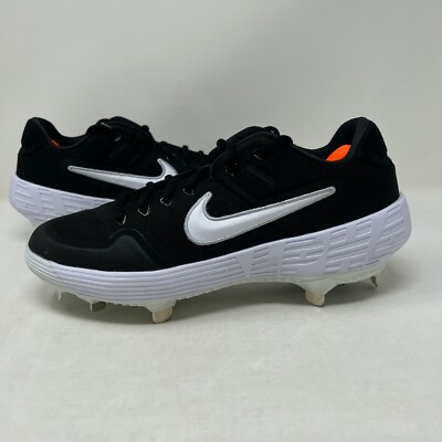 Nike Alpha Huarache Elite 2 Low Baseball Cleats White Black  display picture 2