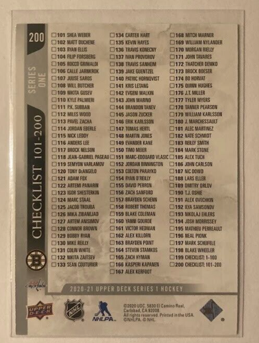 ALEXANDER OVECHKIN DAVID PASTRNAK 2020 UPPER DECK #200 MINT (HE IS TIED!!) - Picture 2 of 2
