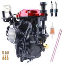 Red Cover Carburetor For Harley Sportster 883 1200 XL883 XLH1200 Carb CV 40mm