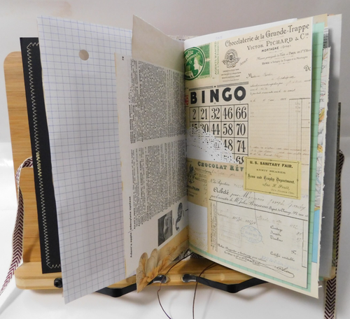 Diario basura hecho a mano diario en blanco cuaderno de viajeros 100 páginas estilo vintage A - Imagen 5 de 20