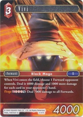 Vivi 3 017 Legend Near Mint Final Fantasy Tcg Opus Iii 2b3 Ebay