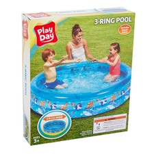 3 ring inflatable pool