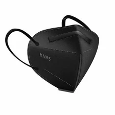 Desechable 1-200 Mascarilla negra KN95 5 capas Aprobación CE FFP2 BFE 95% PM 2.5