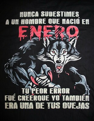 NUNCA SUBESTIMES A UN HOMBRE QUE NACIO EN ENERO... V-Neck T-Shirt  2XL, Black