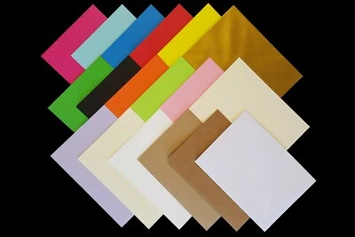 7x5 (133mmx184mm) Coloured Envelopes for Crafts Greeting Cards Party Invitations