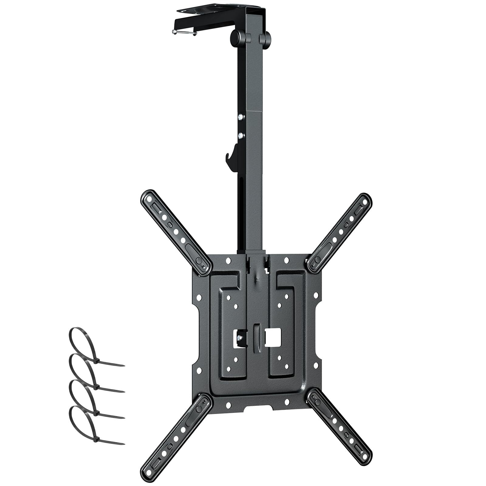 Ceiling TV-Mount Flip Down Folding - 23-55'' Manual Drop Down TV Mount, Fits ...-image