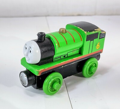 Percy Thomas & Friends Wooden Railway Train Engine