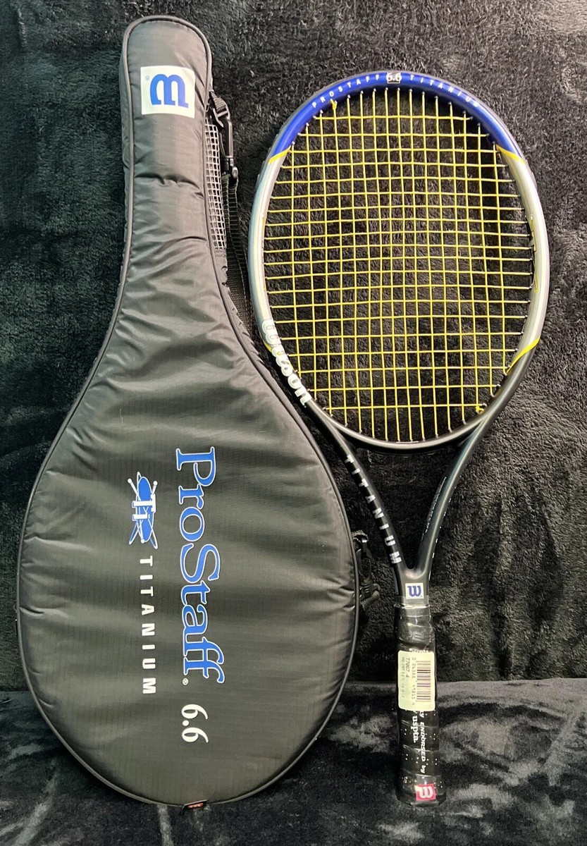 Wilson Pro Staff 6.6 TI Titanium 110 SQ Tennis Racquet 4 1/2