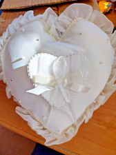 Wedding Ring Pillow Bridal Boxed Heart Wedding Ceremony Ring Wedding Cushion