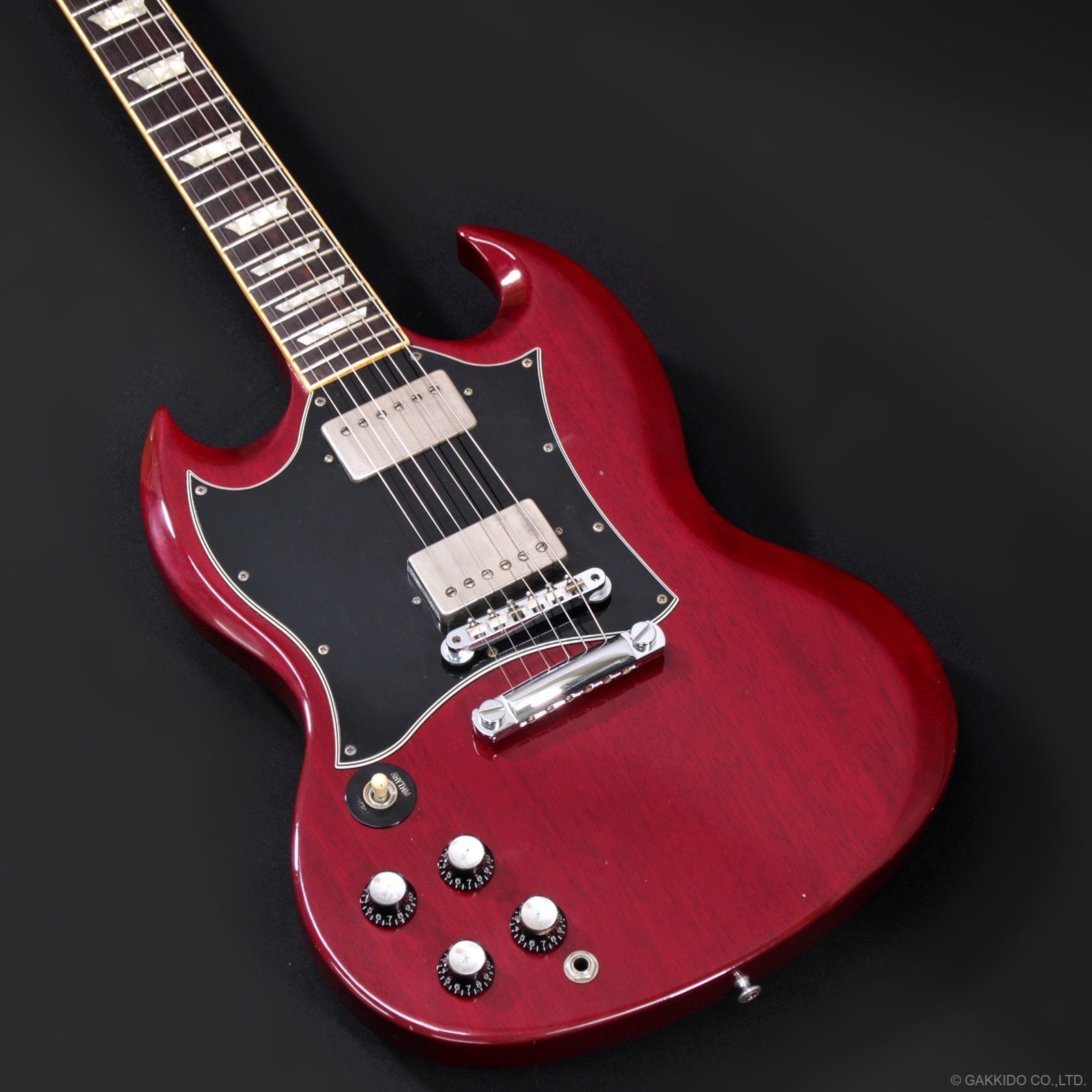 Gibson SG Standard 1999 Left Handed Cherry Pickup Changed