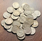 BUFFALO NICKEL ROLL (40 COINS), "FULL DATES" RANDOM DATES, NICE COINS