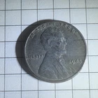 1943 Wheat Cent/ Penny  ** Steel  WW2 War Cent ** Fine Condition