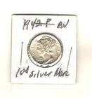 1942-P SILVER BU? MERCURY Dime.  No reserve .99 cents start bid SH combined