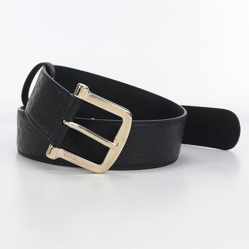 Used Used/Unused GUCCI Gucci Belt 281548 Micro Guccisima Men's Black #70