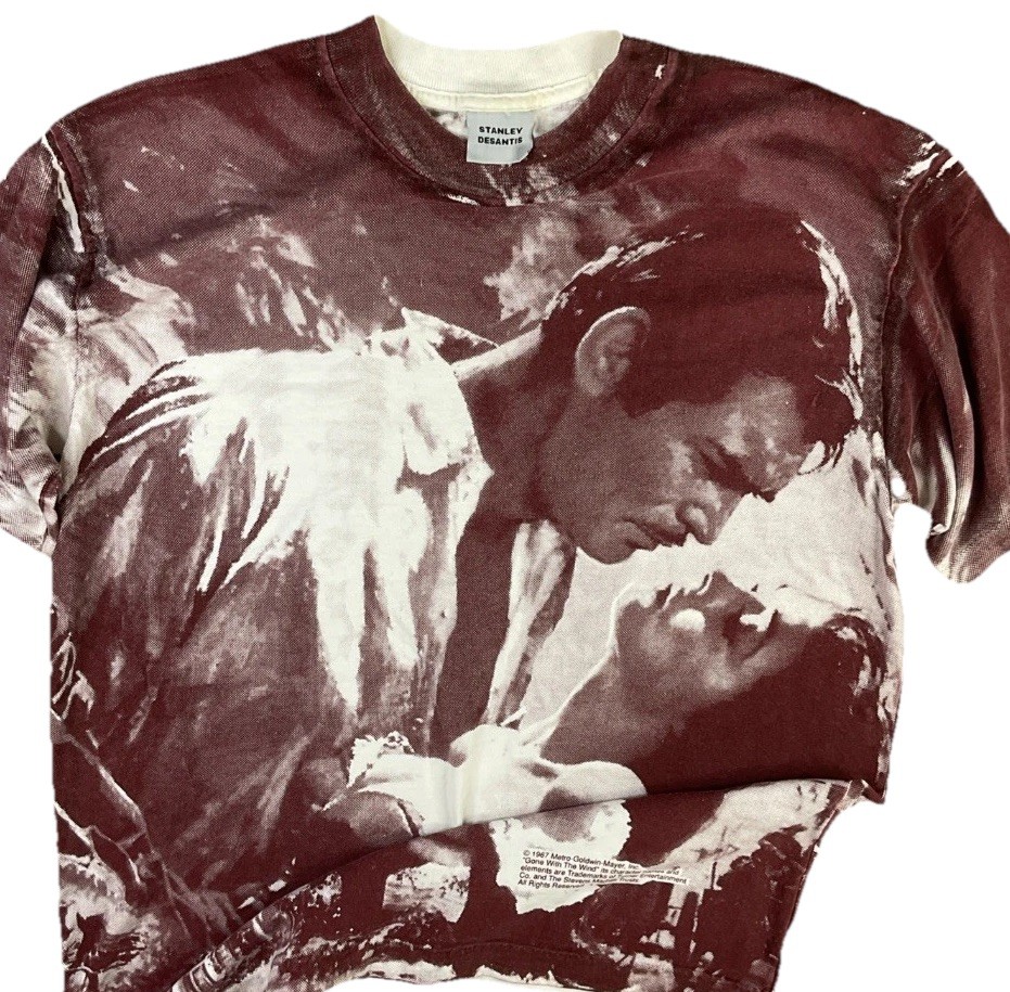 Vintage Stanley Desantis Gone With The Wind T-Shirt AOP 90s