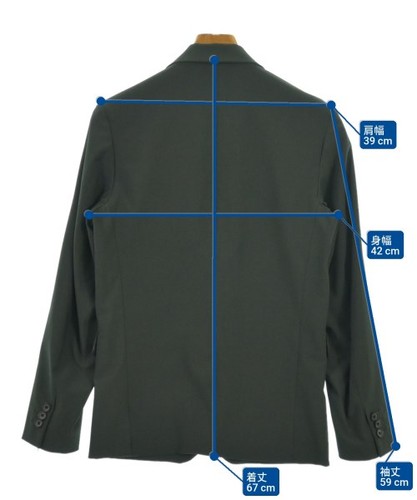 STUDIOUS Tailored Jackets Green 1(Approx. S) 2200618833030 - Picture 6 of 6
