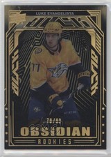 2023-24 SPx UD Black Obsidian Rookies Gold 70/99 Luke Evangelista #OR-4 1q7q