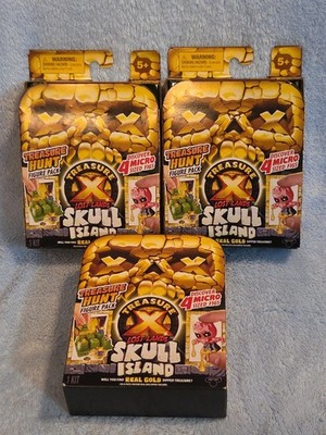 Lot Of 3 Treasure X Lost Lands Skull Island Treasure Hunt Figure