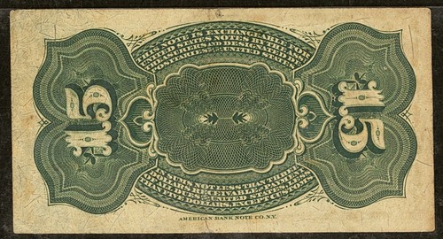 FR# 1269 Union Civil War 15 Cents 1863 Fractional Currency Fourth Issue PMG AU50 - Picture 4 of 5