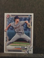 2021 1st Bowman Draft Jackson Jobe #BD-69 Rookie Detroit Tigers  B Free Shipping