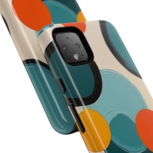 Vintage Circle Art Tough Phone Case, Retro Phone Cover, Protective Case, Stylish - 第 175/255 張圖片