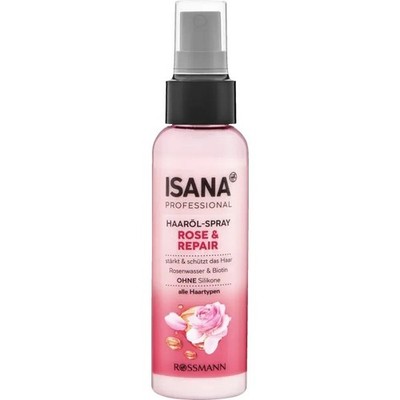 ISANA Haaröl Rose & Repairs Spray 100ml Ohne Silikone Alle Haartypen Neu
