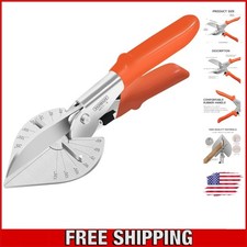 Professional Miter Shears with Safety Lock - Ideal for Plastic and Molding Trim