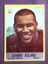 Johnny Roland #163 Philadelphia 1967 Football Card (St Louis Cardinals)*