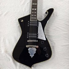Iceman ICT700 Electric Guitar - Black Gloss Finish Mahogany Body Chrome Hardware