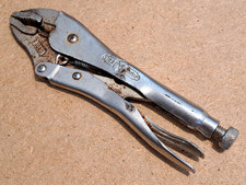 PETERSON MFG ORIGINAL VISE GRIP 10WR 9" CURVED JAW LOCKING PLIERS MADE IN USA