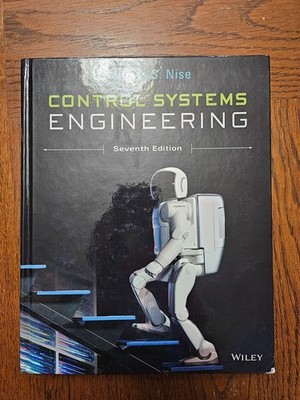 Control Systems Engineering Seventh Edition by Norman S. Nise (2015, Hardcover)