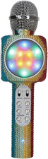 - Sing-Along Bling Bluetooth Karaoke Microphone and Bluetooth Stereo Speaker All