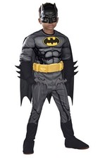Rubie's DC Comics Batman Deluxe Muscle Chest Children's Costume Sz Large 10-12
