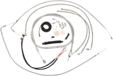 LA Choppers Stainless Steel Cable & Brake Line Kit LA-8123KT2-13 Made in USA