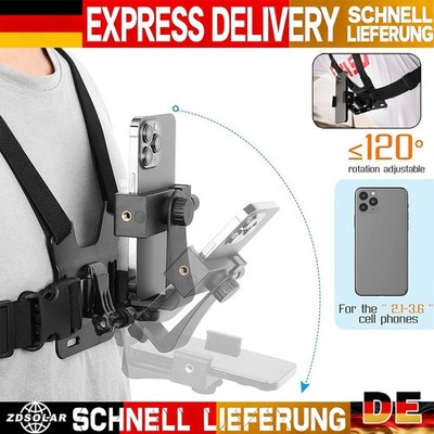 Handy Brusthalterung Harness Strap Holder Bracket Für iPhone / Samsung / Gopro