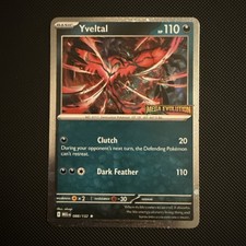 Pokemon TCG Sealed Yveltal 088/132 Stamped - Mega Evolution - Kosmos Holo - NM