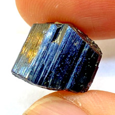 Cristallo di tormalina nera naturale 21,03 ct Birmania Mogok J842