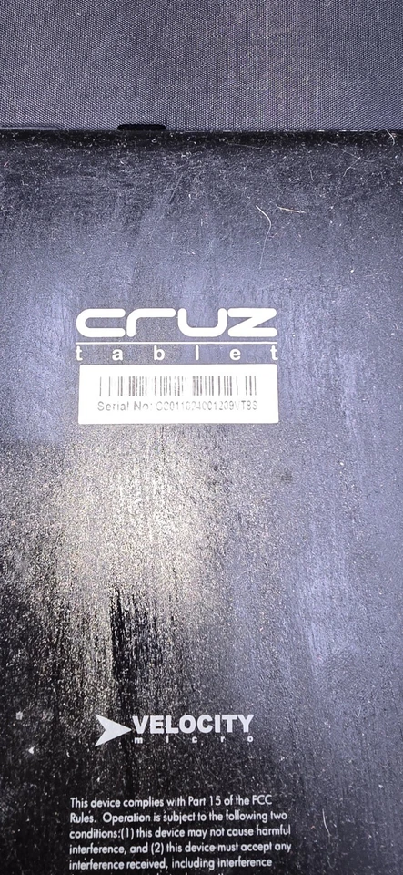 Tablet Velocity Micro Cruz 301 .T-3 Foto 2 de 3