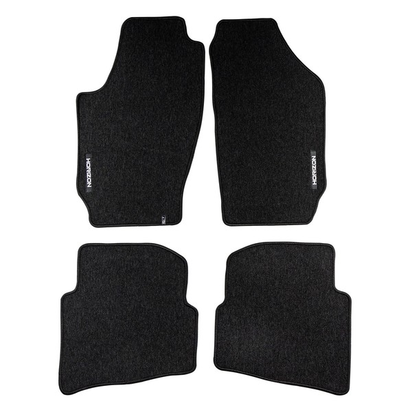 Velours FußMatten FüR Skoda Fabia I 1999-08 Autoteppich Automatten Schwarz 4 Tlg-image
