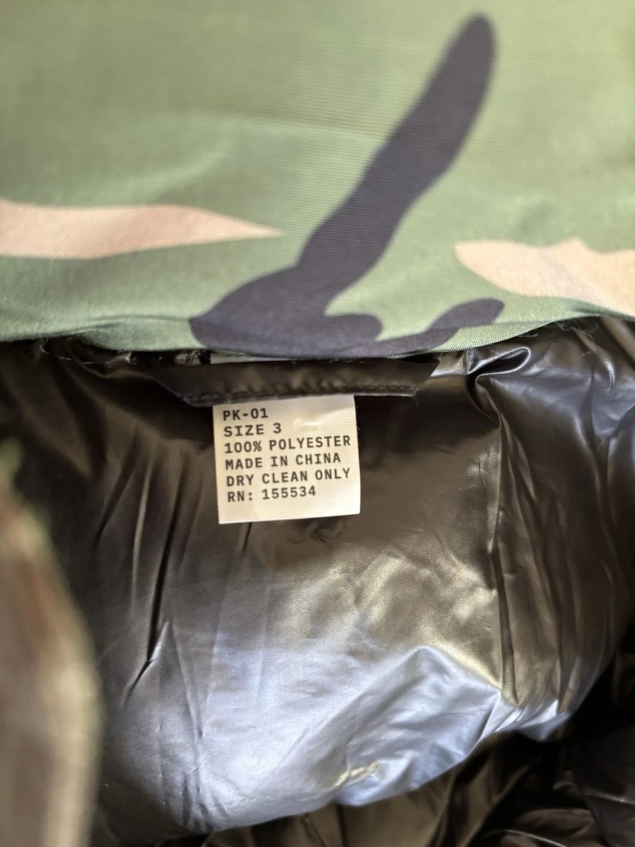 NEW Yeezy YZY PK-01 Camo Parka Jacket Size 3 IN HAND YE FREE