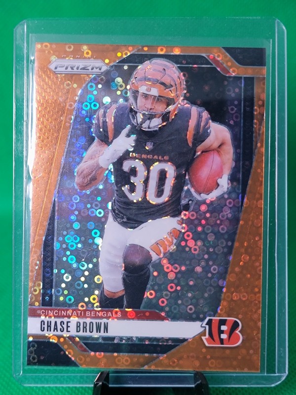 2024 Panini Prizm - Chase Brown #60 Disco Prizm