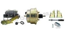 1964 1965 Gm A F X Chevelle Camaro Power Brake Booster Master Kit Disc Disc Zinc