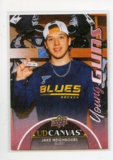 2021-22 Upper Deck Young Guns Canvas Hockey Rookie RC #C223 Jake Neighbours