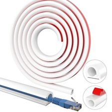 78in Self-Adhesive Wire Covers Floor Power Cable Concealer Wall Wire Hider