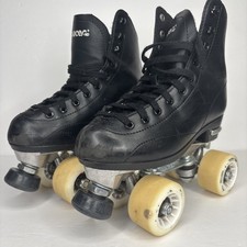 Pacer Stratos Traditional Quad Roller Skates black Men's size 4