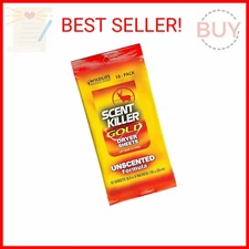 Wildlife Research Scent Killer Gold Dryer Sheets (Unscented) 18 Count (Pack of 1